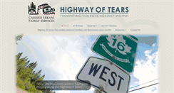 Desktop Screenshot of highwayoftears.ca